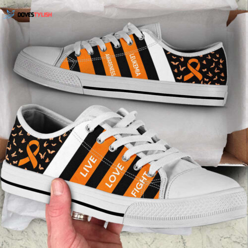 Multiple Sclerosis Shoes Acceptance Ribbon Low Top Shoes Canvas Shoes For Men And Women