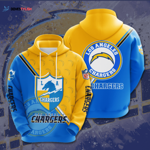 Los Angeles Chargers 3D Hoodie, Best Gift For Men And Women