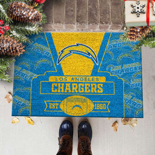 Los Angeles Chargers Doormat,  Gift For Home Decor