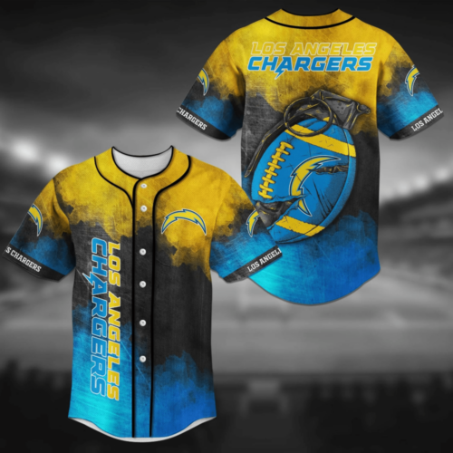 Los Angeles Chargers NFL Baseball Jersey Shirt for Fans