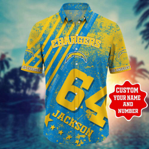 Los Angeles Chargers NFL-Personalized Hawaiian Shirt Style Hot Trending For Men Women