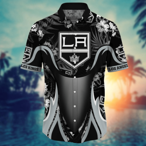Los Angeles Kings NHL Flower Hawaii Shirt   For Fans, Summer Football Shirts