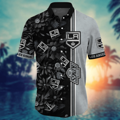 Los Angeles Kings NHL Flower Hawaii Shirt  For Fans, Custom Summer Football Shirts