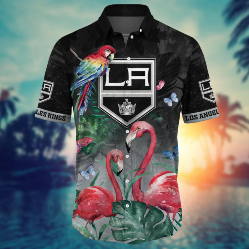 Los Angeles Kings NHL Flower Hawaii Shirt  For Fans, Summer Football Shirts