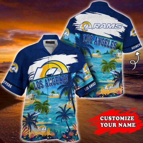 Los Angeles Rams NFL-Customized Summer Hawaii Shirt For Sports Fans