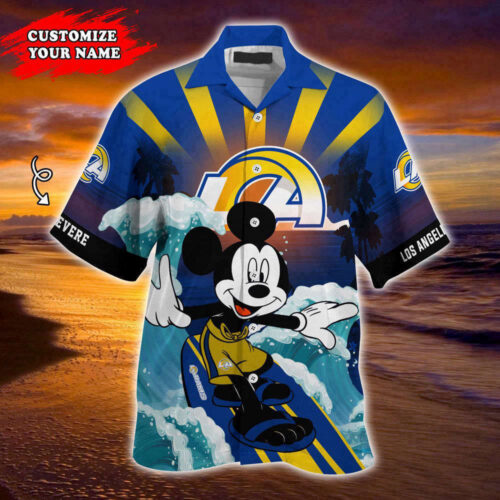 Los Angeles Rams NFL-Summer Customized Hawaii Shirt For Sports Fans