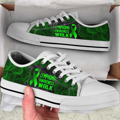 Lymphoma Awareness Shoes Walk Low Top Shoes Canvas Shoes For Men And Women