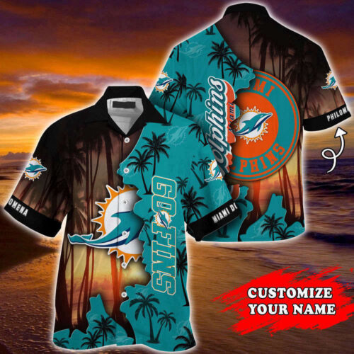 Miami Dolphins NFL-Customized Summer Hawaii Shirt For Sports Enthusiasts
