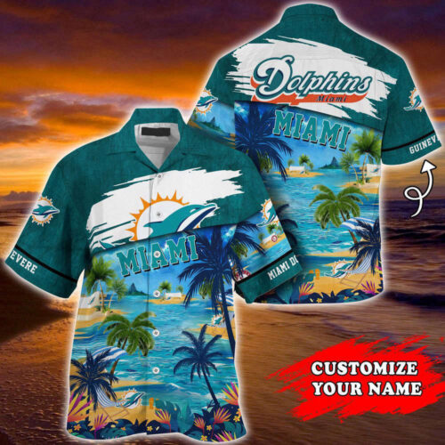 Miami Dolphins NFL-Customized Summer Hawaii Shirt For Sports Fans