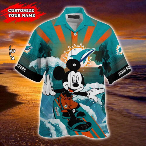 Miami Dolphins NFL-Summer Customized Hawaii Shirt For Sports Fans