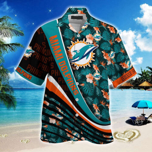 Miami Dolphins NFL-Summer Hawaii Shirt With Tropical Flower Pattern For Fans