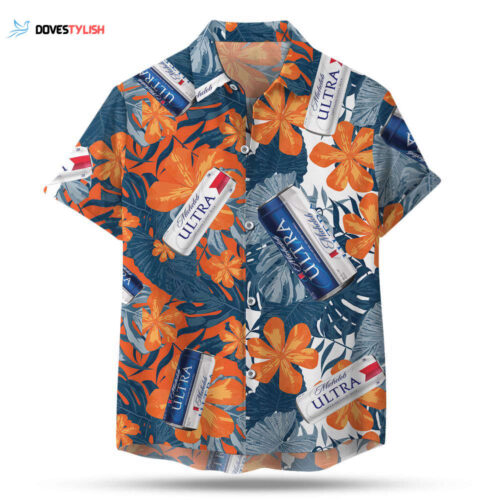Michelob Ultra Beer Hawaiian Shirt, Beach Shorts For Men And Women