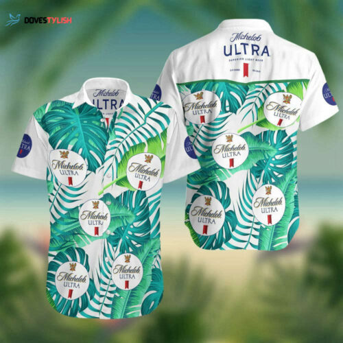Michelob Ultra Beer Summer Hawaiian Beach Shirt, Hawaiian Shirt For Men And Womens