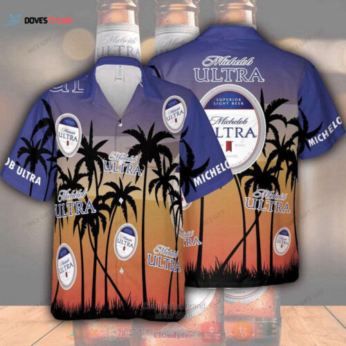 Michelob Ultra Palm Tree Hawaiian Shirt For Men And Women