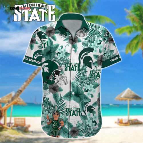 Michigan State Spartans NCAA1-Hawaiian Shirt Custom For Men And Women