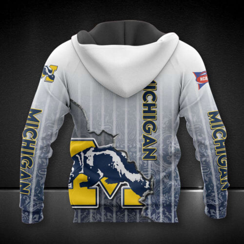 MICHIGAN WOLVERINES Printing  Hoodie, Best Gift For Men And Women