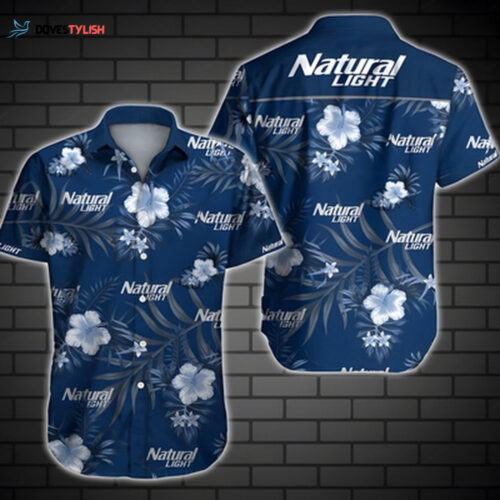 Midnight Natural Light Hawaiian Shirt Tropical Flower Pattern All Over Print For Men And Women