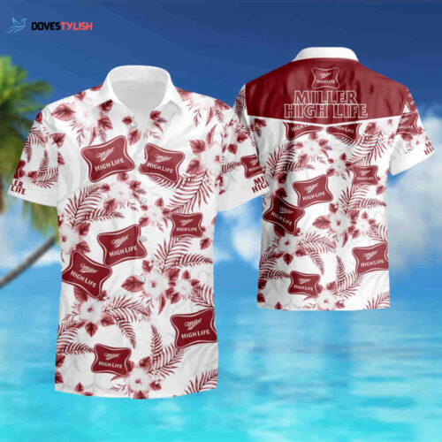 Trendy Gingham Miller High Life Hawaiian Shirt For Men And Women