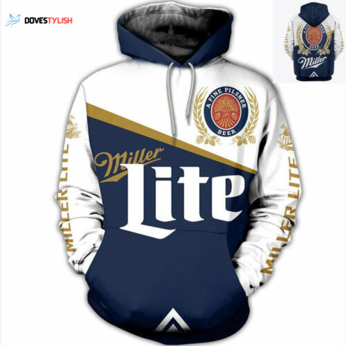 Miller Lite Beer 3D All Over Print Hoodie, Zip Hoodie, Best Gift For Men And Women