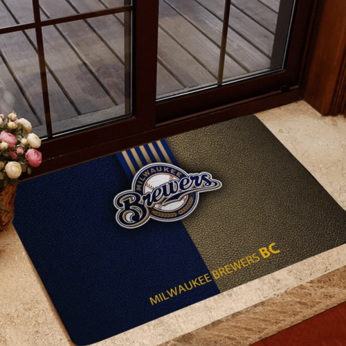 Milwaukee Brewers Doormat,  Gift For Home Decor