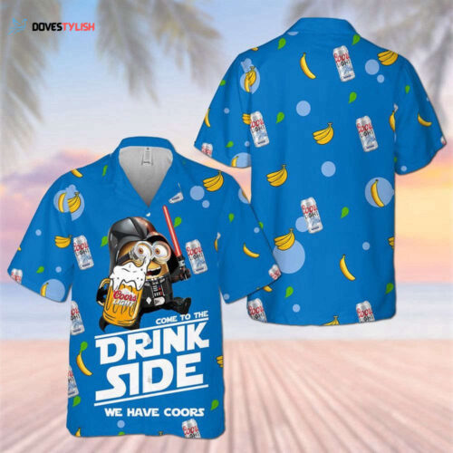 Minion Come To Drink Side We Have Coors Light Hawaiian Shirt For Men And Women