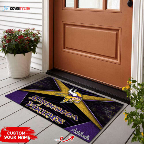 Minnesota Vikings NFL, Custom Doormat For Sports Enthusiast This Year