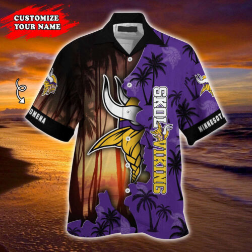 Minnesota Vikings NFL-Customized Summer Hawaii Shirt For Sports Enthusiasts