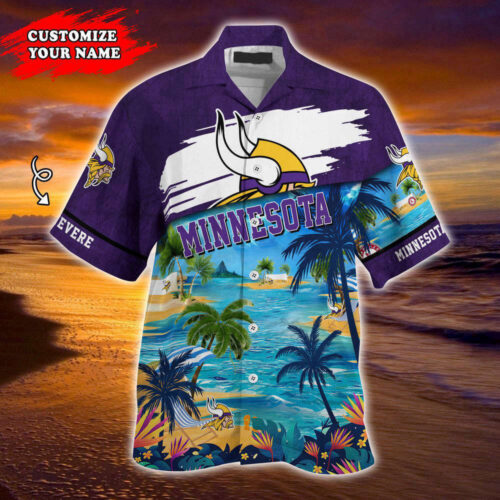Minnesota Vikings NFL-Customized Summer Hawaii Shirt For Sports Fans