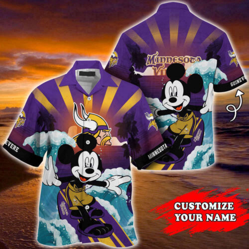 Minnesota Vikings NFL-Summer Customized Hawaii Shirt For Sports Fans