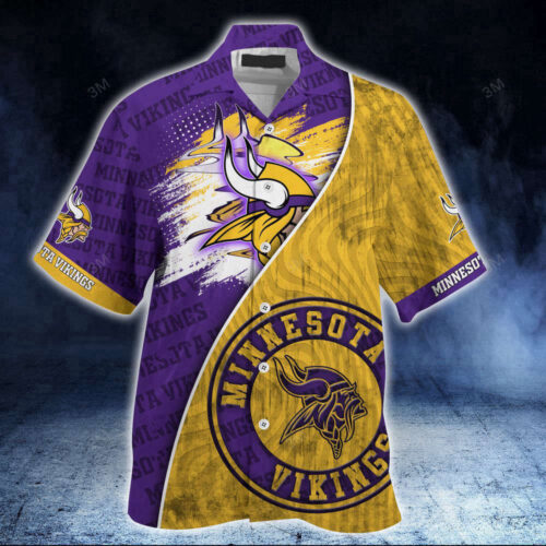 Minnesota Vikings NFL-Summer Hawaii Shirt And Shorts New Trend For This Season