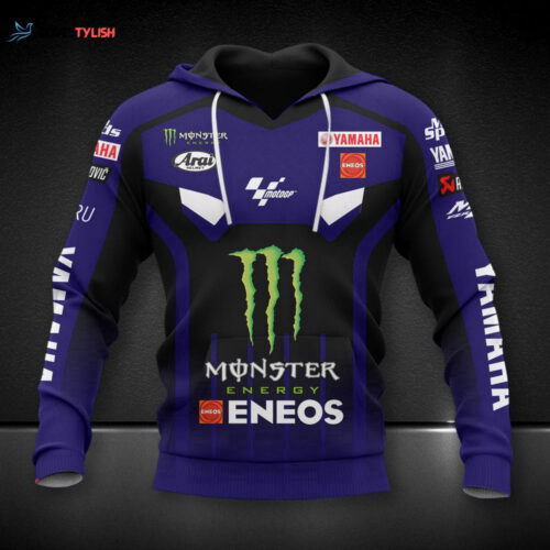 Monster Energy Yamaha MotoGP Printing   Hoodie, Best Gift For Men And Women