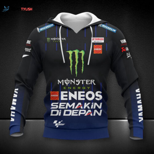 Monster Energy Yamaha MotoGP Printing  Hoodie, Best Gift For Men And Women
