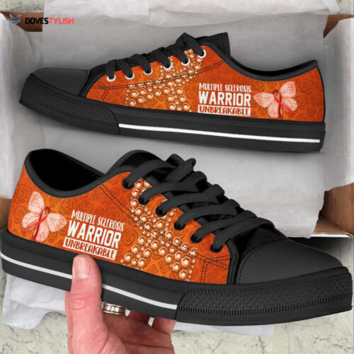 Multiple Sclerosis Shoes Unbreakable Low Top Shoes Canvas Shoes,  Best Gift For Men And    Women