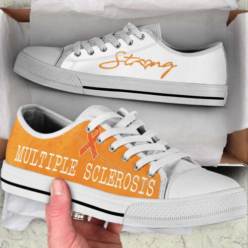 Multiple Sclerosis Strong Low Top Shoes Canvas Shoes, Best Gift For Men And Women