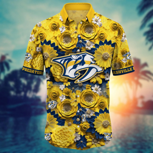 Nashville Predators NHL Hawaiian Shirt Trending For This Summer  Ize Shirt Any Team