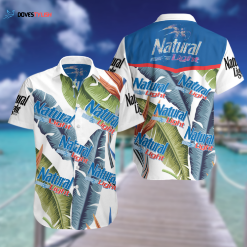 Natural Light Beer  Hawaiian Shirt For Men Anđ Women