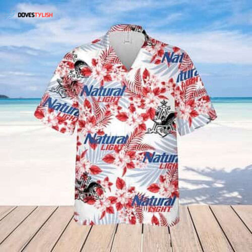 Natural Light Beer Hawaiian Shirt Summer Gift For Him And Her