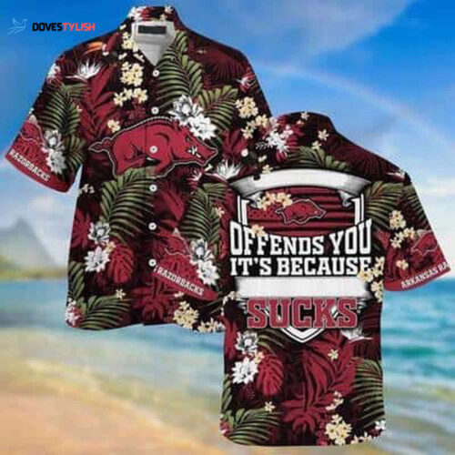 NCAA Arkansas Razorbacks Hawaiian Shirt Gift For Football Fans