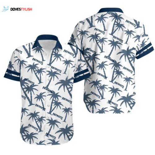 New England Patriots Coconut Tree NFL Hawaiian Shirt For Fans