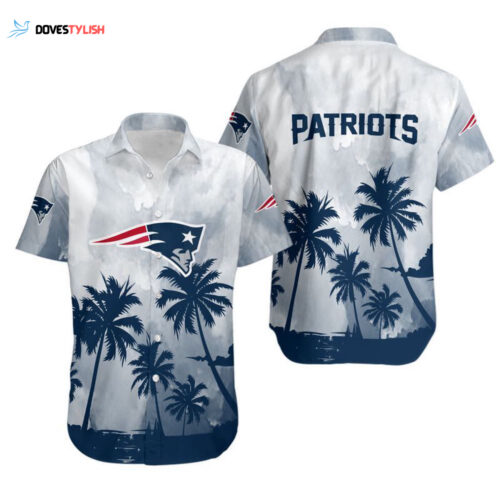 New England Patriots Coconut Trees NFL Hawaiian Shirt For Fans