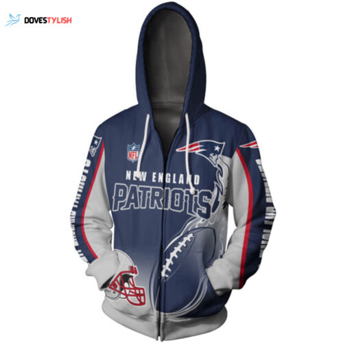 New England Patriots NFL   3D Hoodie, Best Gift For Men And Women