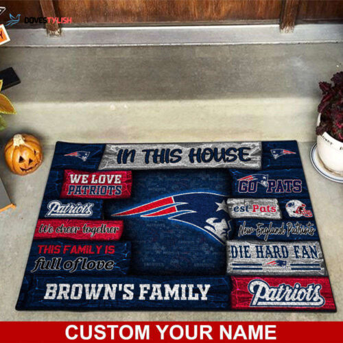 New England Patriots NFL, Custom Doormat For Couples This Year