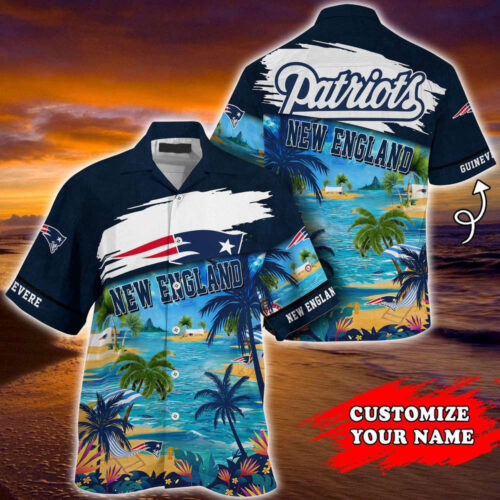 New England Patriots NFL-Customized Summer Hawaii Shirt For Sports Fans