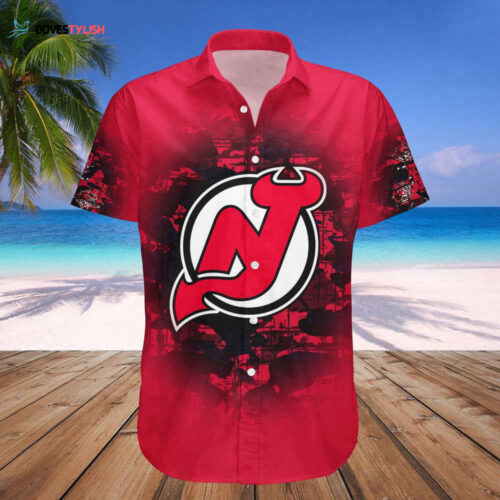 New Jersey Devils Hawaii Shirt Set Camouflage Vintage – NHL For Men And Women