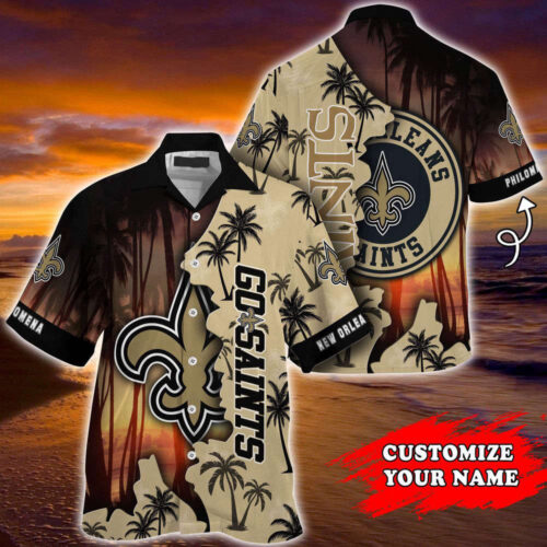 New Orleans Saints NFL-Customized Summer Hawaii Shirt For Sports Enthusiasts