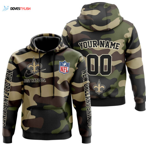 New Orleans Saints Personalized Hoodie,  Best Gift For Men And Women