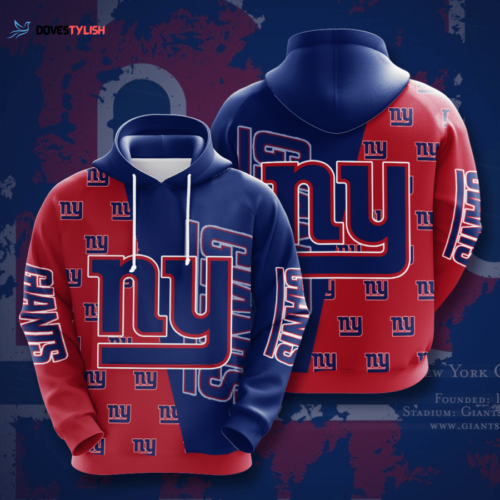 New York Giants 3D Hoodie, Best Gift For Men And Women