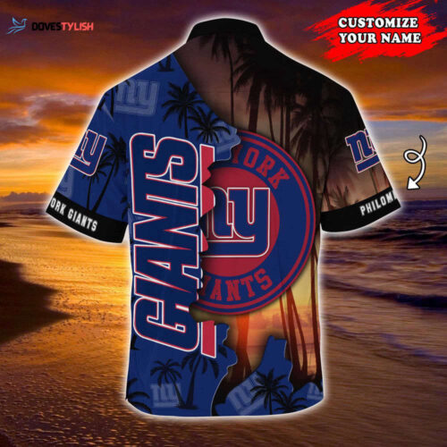 New York Giants NFL-Customized Summer Hawaii Shirt For Sports Enthusiasts
