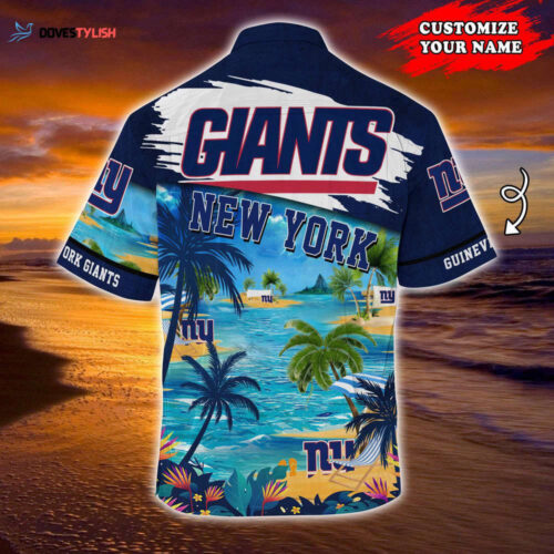 New York Giants NFL-Customized Summer Hawaii Shirt For Sports Fans