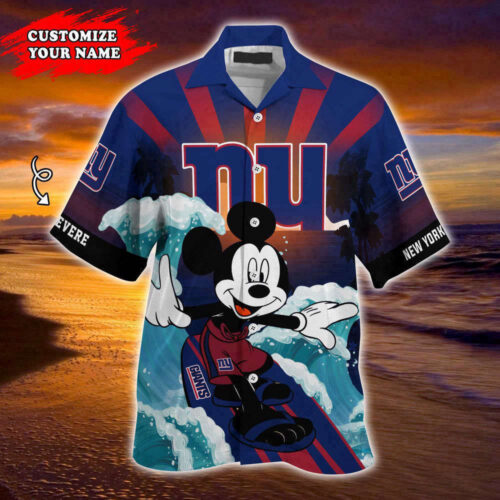 New York Giants NFL-Summer Customized Hawaii Shirt For Sports Fans